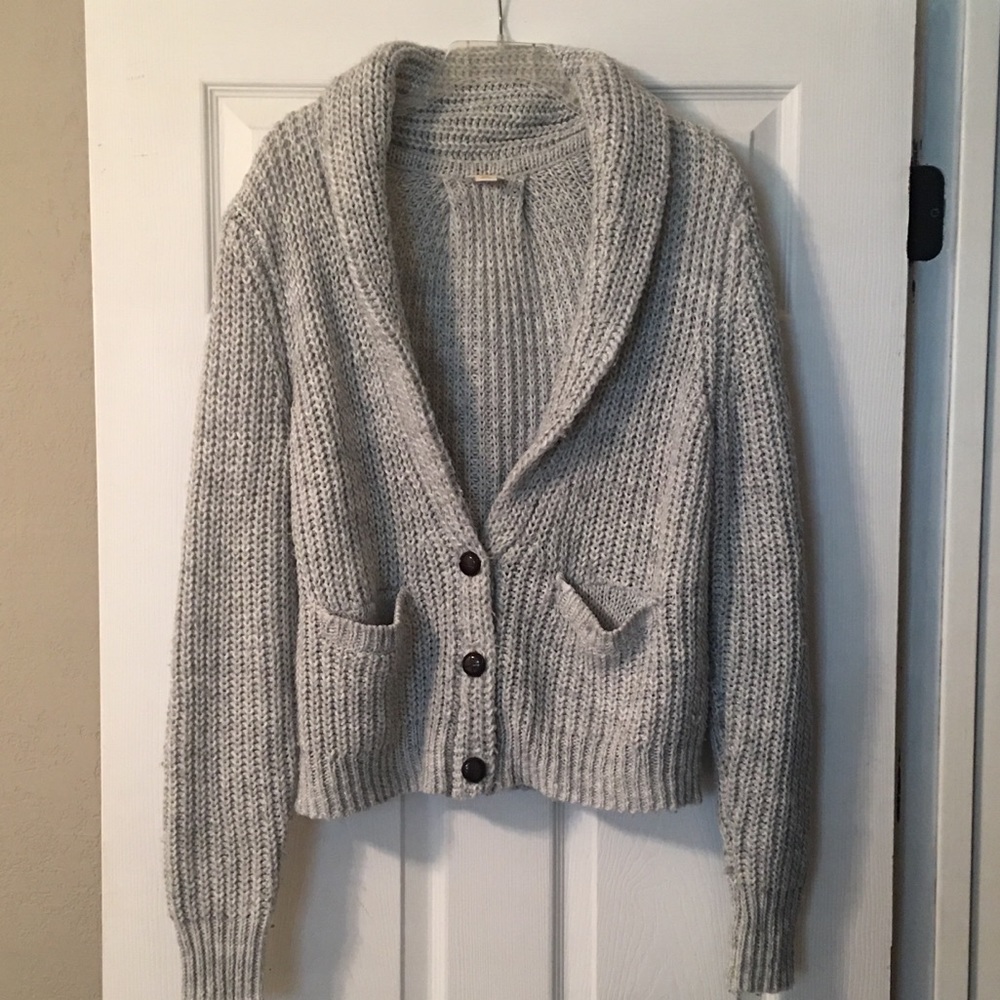 Button up sweater